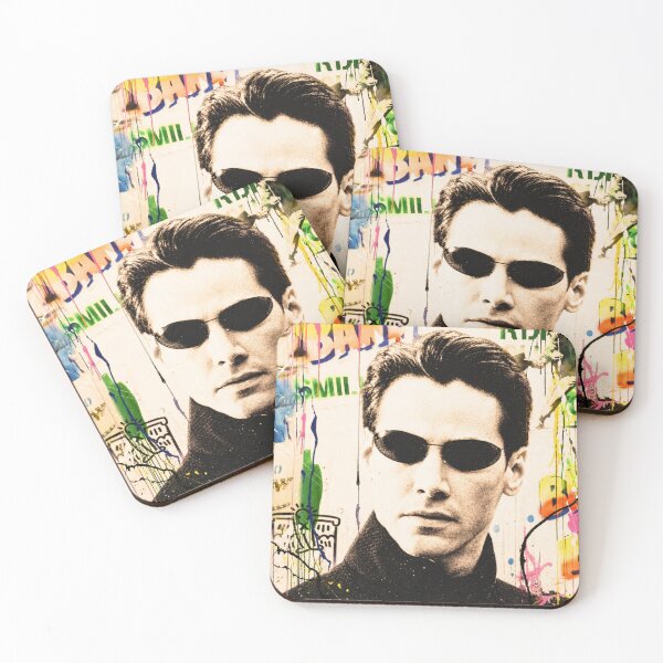 Item preview, Keanu Reeves Pop Art Portrait Design designed and sold by Vicky021.