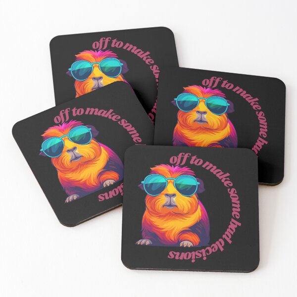 Item preview, Off to Make Some Bad Decisions | Cool Guinea Pig designed and sold by Starlett Designs.