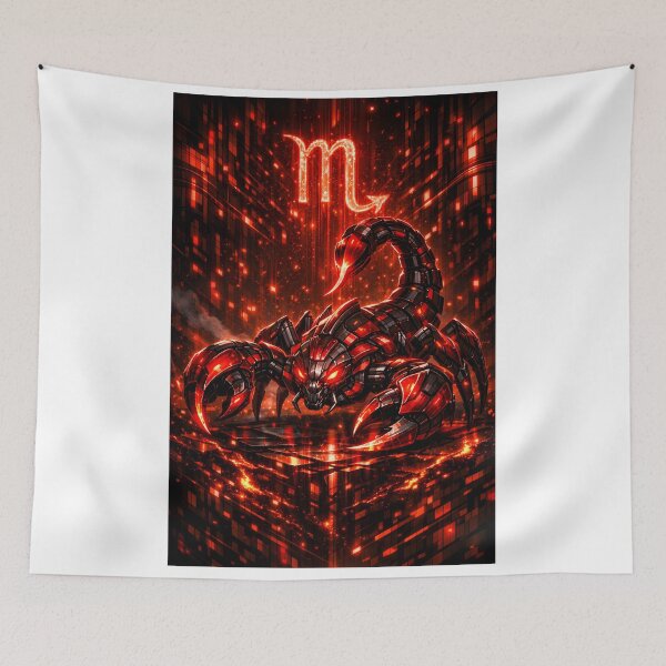 Item preview, Cyberpunk Scorpio – Crimson Mecha Scorpion of Neo Tokyo designed and sold by Neo Tokio.