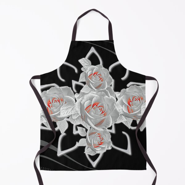 Item preview, Mono-gray Rose Floral Art designed and sold by Dahneray1.