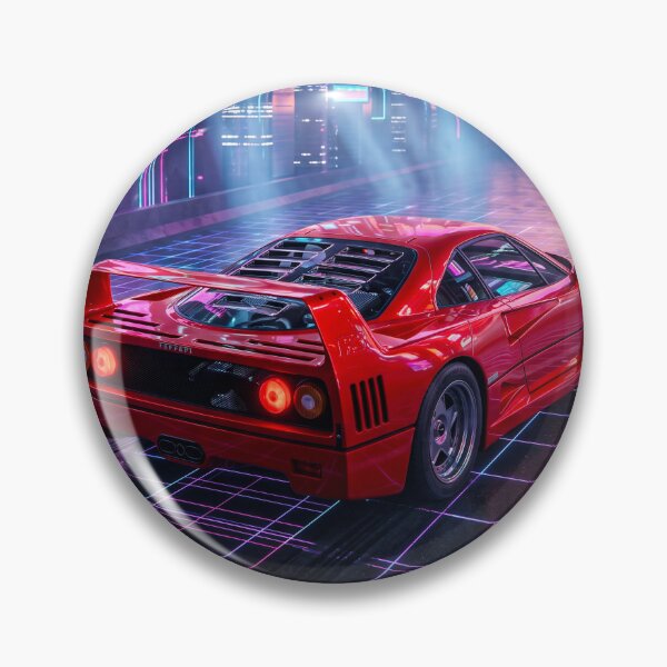 Item preview, Eighties Italian Twin Turbo Supercar Dominate The Circuit Art designed and sold by RevUpDesign.