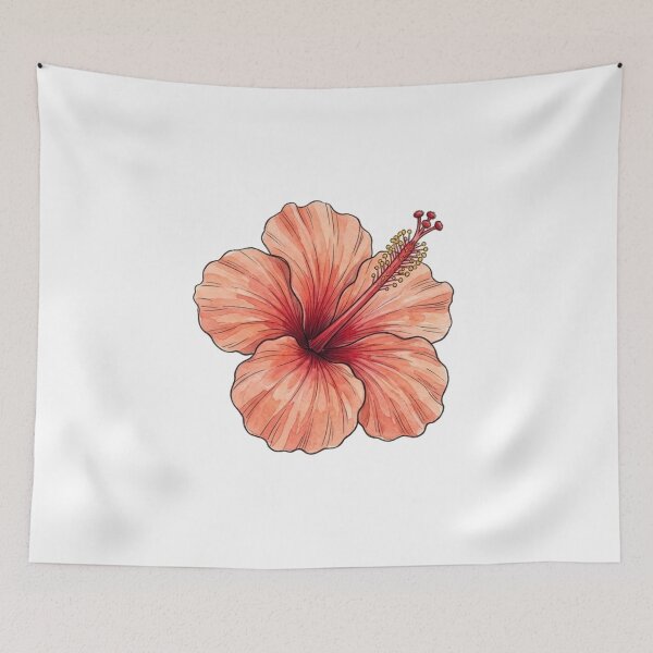 Item preview, pink hibiscus flower designed and sold by Sophie:).