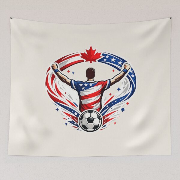 Item preview, Canada USA Soccer Fan Supporter designed and sold by Corvoria.