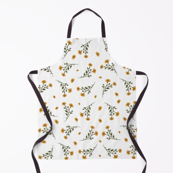 Item preview, Vintage Yellow Daisy Floral Pattern | Cottagecore Botanical Seamless Flower Print designed and sold by neenu-bhasin11.