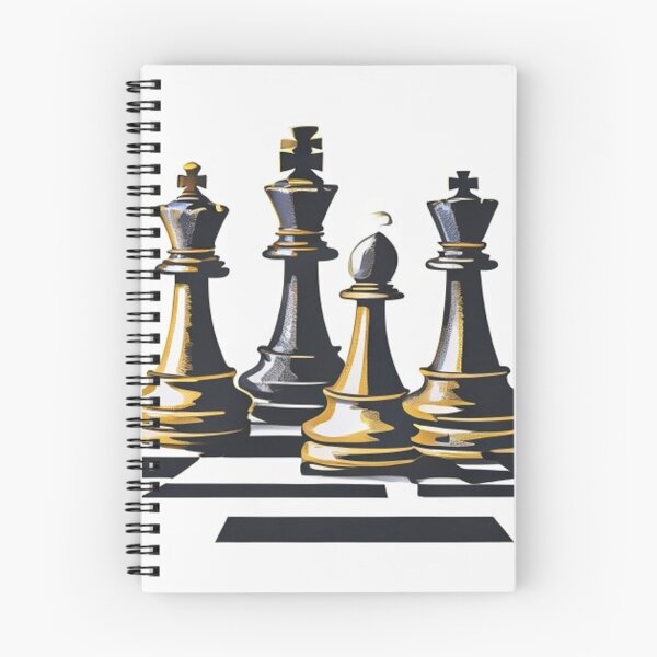 Item preview, Strategic Chess Play Illustration – Modern Minimalist Game Art designed and sold by Shadryx.