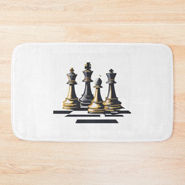 Item preview, Strategic Chess Play Illustration – Modern Minimalist Game Art designed and sold by Shadryx.