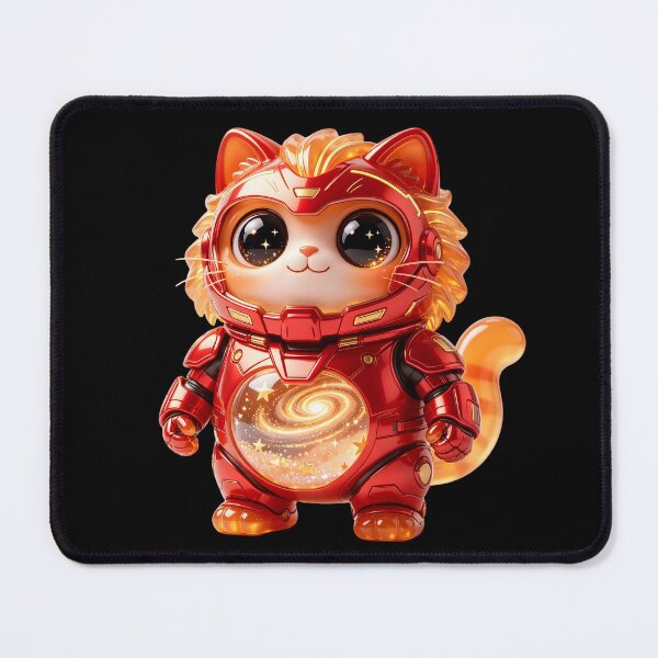 Item preview, Emerald Cat - Red Lion Ranger: Galactic Guardian of Justice designed and sold by ABYSSLAB.