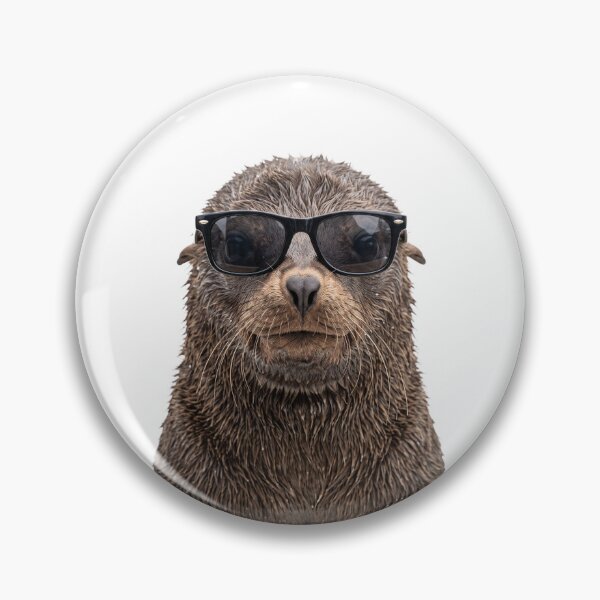 Item preview, Cute Baby Sea Lion Wearing Sunglasses Funny designed and sold by RareLavender.