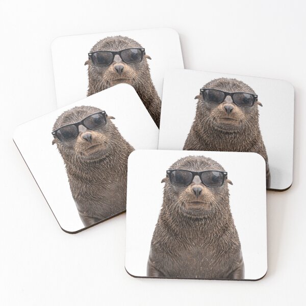 Item preview, Cute Baby Sea Lion Wearing Sunglasses Funny designed and sold by RareLavender.