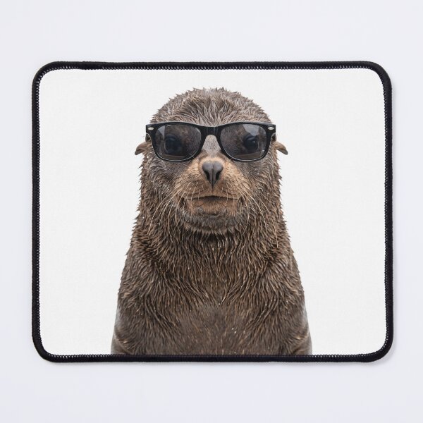 Item preview, Cute Baby Sea Lion Wearing Sunglasses Funny designed and sold by RareLavender.