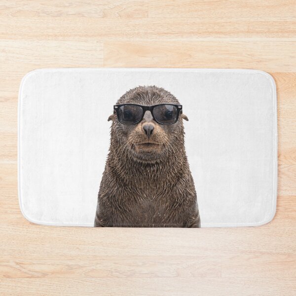 Item preview, Cute Baby Sea Lion Wearing Sunglasses Funny designed and sold by RareLavender.
