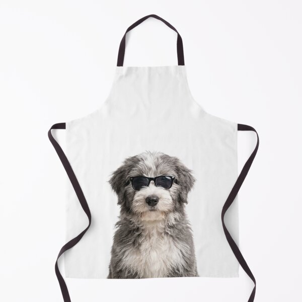 Item preview, Cute Baby Bearded Collie Wearing Sunglasses Funny designed and sold by RareLavender.