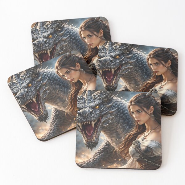 Item preview, Warrior and Fierce Dragon designed and sold by cuprum.
