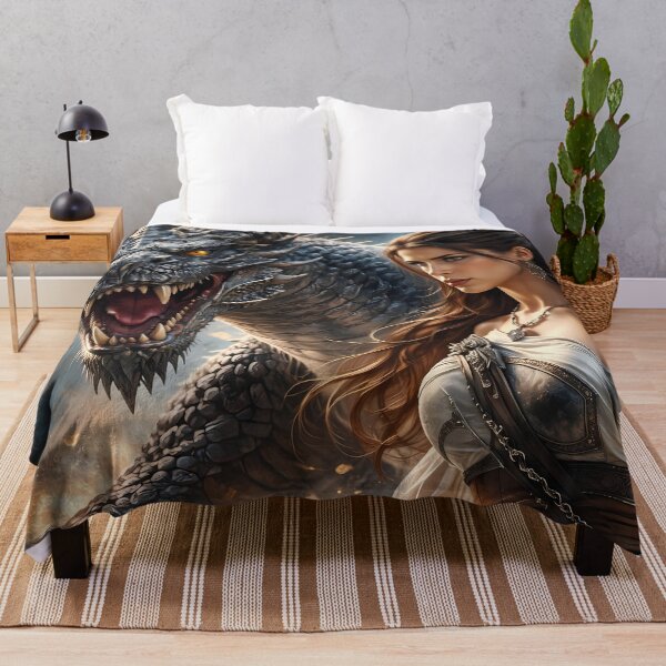 Item preview, Warrior and Fierce Dragon designed and sold by cuprum.