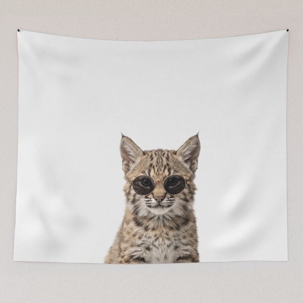 Artikelvorschau, Niedliches Baby-Luchs mit Sonnenbrille – lustig entworfen und verkauft von RareLavender.