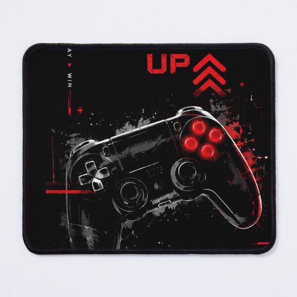 Item preview, Level Up Gaming Controller | Red & Black Gamer Aesthetic Graphic T-Shirt Design designed and sold by NBT-NOVA.