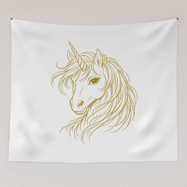 Item preview, Majestic Unicorn Line Art designed and sold by KungPowUnicorn.