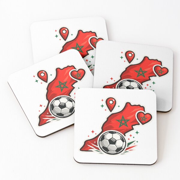 Item preview, Morocco Soccer Map Fan Design designed and sold by Corvoria.