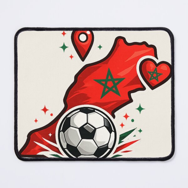 Item preview, Morocco Soccer Map Fan Design designed and sold by Corvoria.