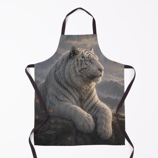 Item preview,  White Tiger Above the Clouds Framed Wall Art designed and sold by ManJiangHong.