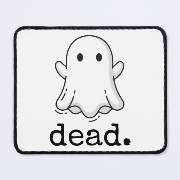 Item preview, dead. Minimalist Sheet Ghost Dead Cartoon Funny Goth designed and sold by Vanilla-Girl.