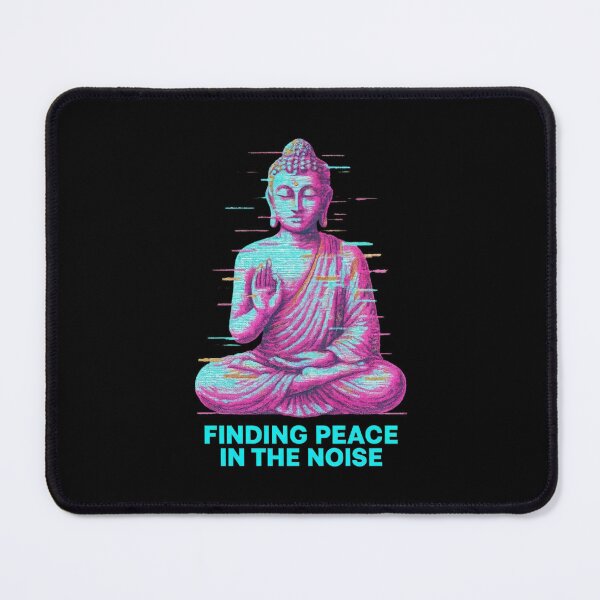 Item preview, Finding Peace In The Noise Buddha designed and sold by BlurBlurDesign.
