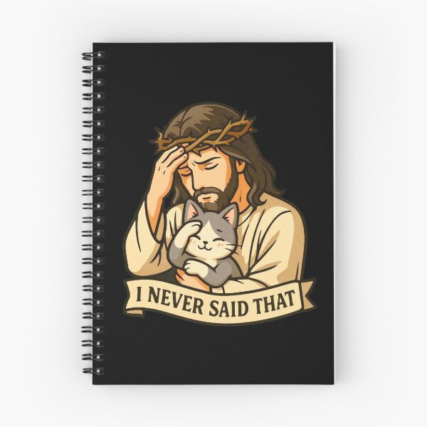 Item preview, Jesus Never Said That Kawaii Cat designed and sold by plushism.