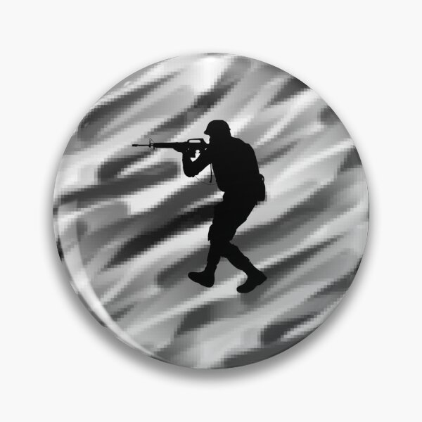 Item preview, Pattern - Urban Digital Pixel Camo with SWAT Team Cop designed and sold by ZepoPublishing.