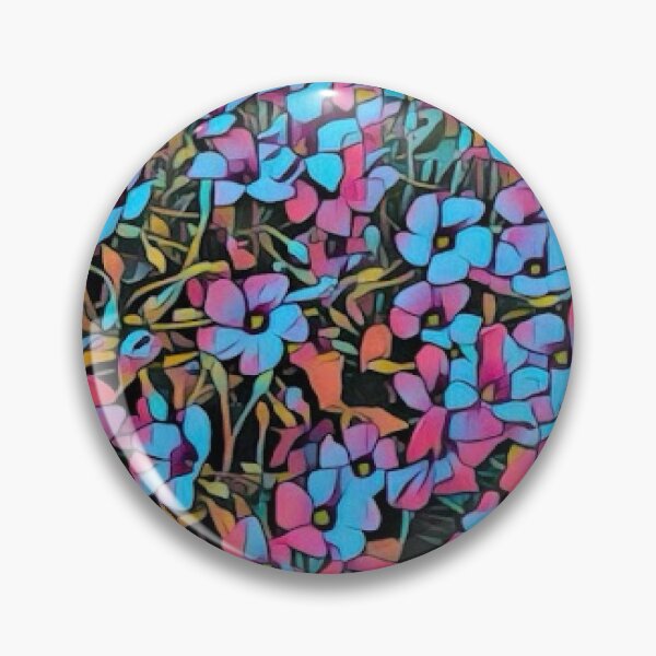 Item preview, Abstract Impressionist Oxalis Purple Shamrock Digital Art designed and sold by BalkanBloom.