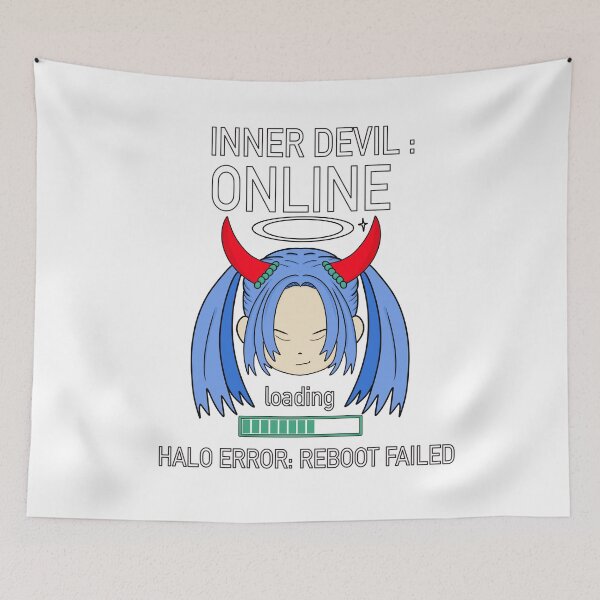 Item preview, Inner Devil Online - Halo Error Reboot Failed Anime Aesthetic designed and sold by SulariTDsign.