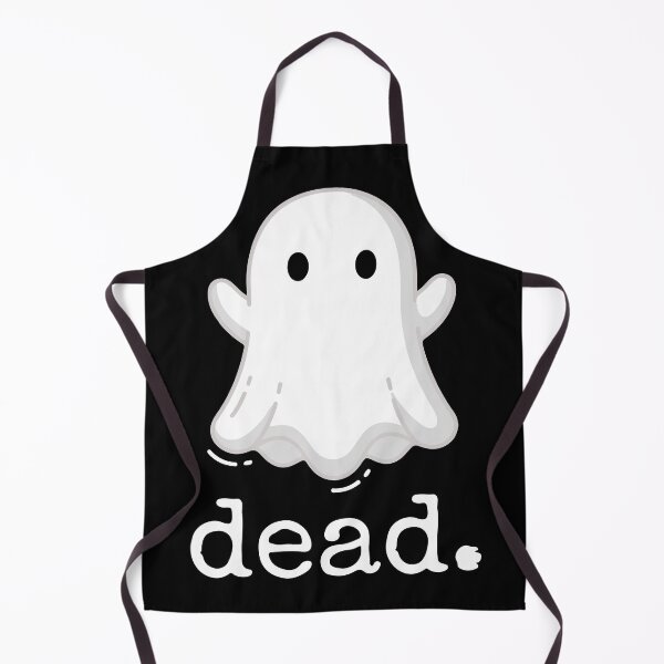 Item preview, White Sheet Ghost "dead." For Black Apparel Minimalist Goth-Lite designed and sold by Vanilla-Girl.