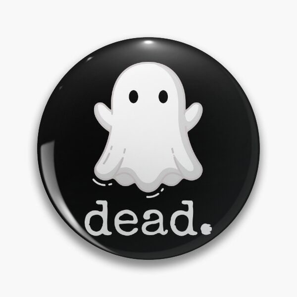 Item preview, White Sheet Ghost "dead." For Black Apparel Minimalist Goth-Lite designed and sold by Vanilla-Girl.