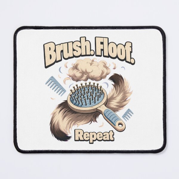 Item preview, Ragdoll Cat Brush Floof Repeat designed and sold by pirminio.