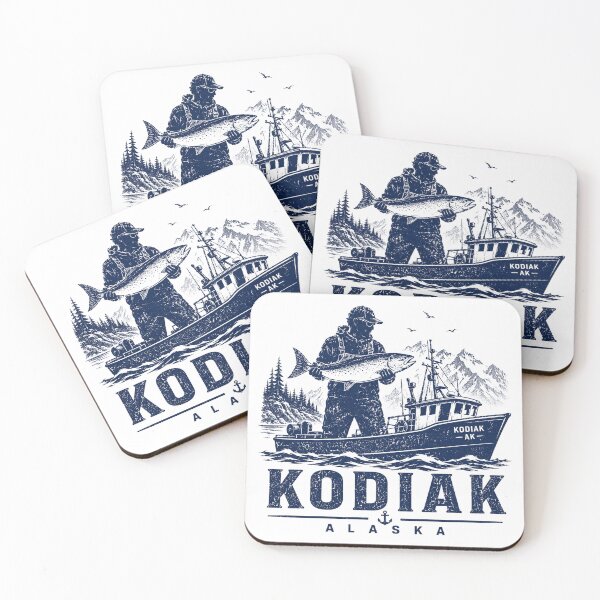 Item preview, Kodiak Alaska Fishing  designed and sold by PamLeeDesign.