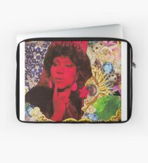 QUEEN ARETHA -BLACK BORDER Laptop Sleeve
