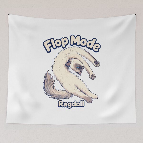 Item preview, Ragdoll cat in flop mode designed and sold by pirminio.