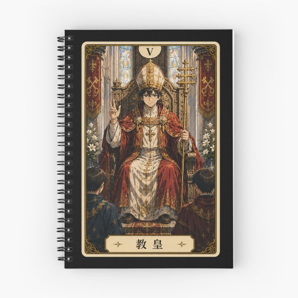 Item preview, Tarot card the hierophant in anime style designed and sold by ProjecTees.