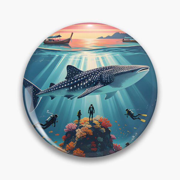 Item preview, RICHELIEU ROCK – Retro Sunset Poster  Retro tropical sunset poster illustration of Richelieu Rock, Andaman Sea, Thailand. designed and sold by Spirit of Siam.