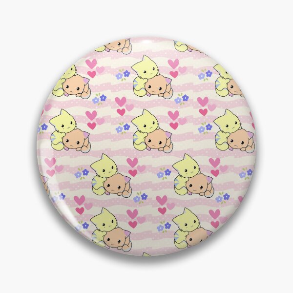 Item preview, Cute Kawaii Pastel Cats Seamless Pattern designed and sold by SeJaa.