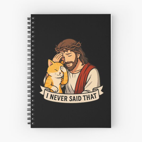 Item preview, Jesus Never Said That Kawaii Cat designed and sold by plushism.