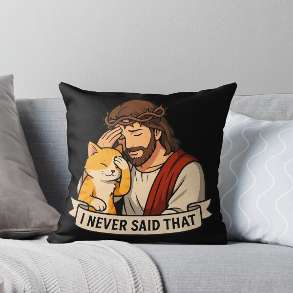 Item preview, Jesus Never Said That Kawaii Cat designed and sold by plushism.