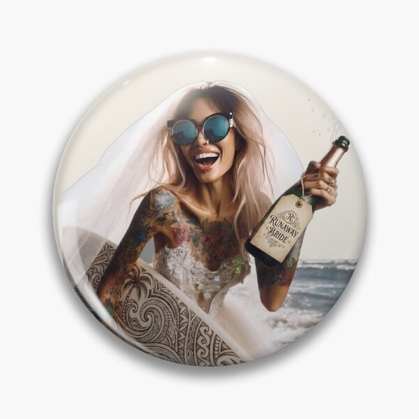 Item preview, Gothic Bachelorette Party Champagne Surfboard designed and sold by Voodoo Store Paranormal Collections.