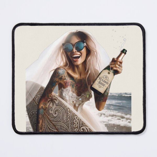 Item preview, Gothic Bachelorette Party Champagne Surfboard designed and sold by Voodoo Store Paranormal Collections.