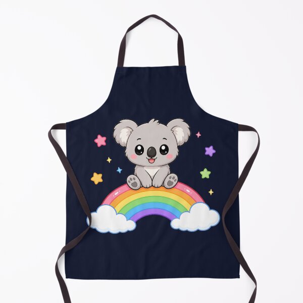 Item preview, Cute Koala Sitting On Rainbow Magic Cartoon designed and sold by Seculinator.