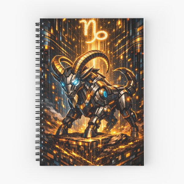 Item preview, Cyberpunk Capricorn – Golden Mecha Goat of Neo Tokyo designed and sold by Neo Tokio.