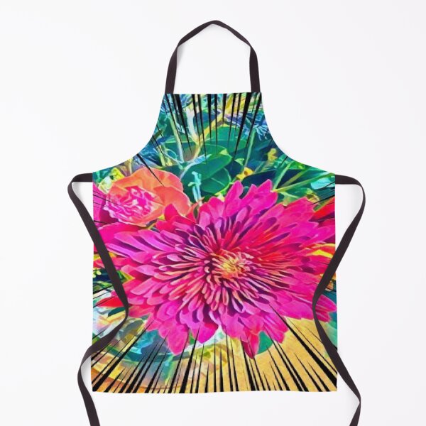 Item preview, Pop Art Magenta Chrysanthemum Explosion Digital Illustration designed and sold by BalkanBloom.