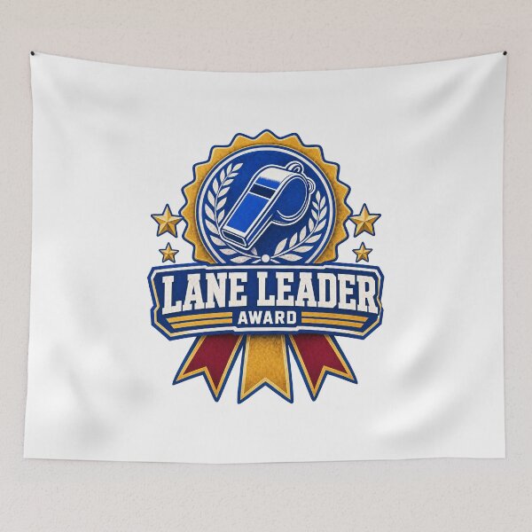 Item preview, Lane Leader Award Swimming Coach designed and sold by pirminio.