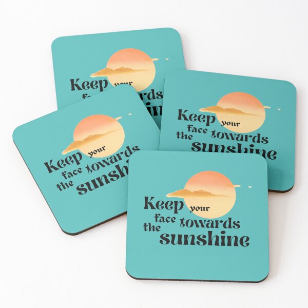 Item preview, Keep Your Face Towards The Sunshine Vintage Sun Quote designed and sold by SeJaa.