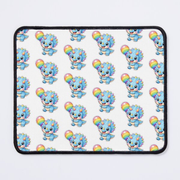 Item preview, Cute Triceratops Rainbow Balloon designed and sold by PriyankaSonara.