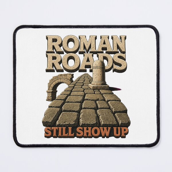 Item preview, Museum poster Roman roads designed and sold by pirminio.